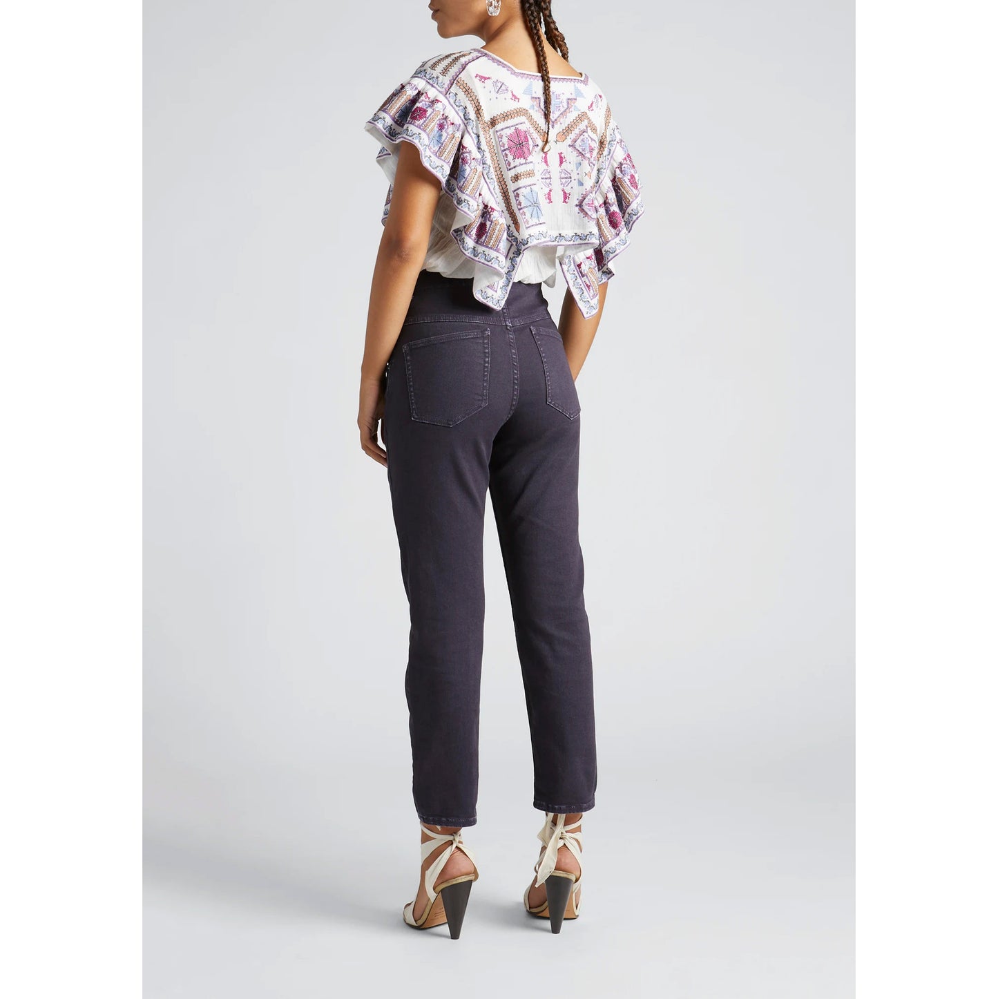Isabel Marant "Niliane" Jeans in White, size 36