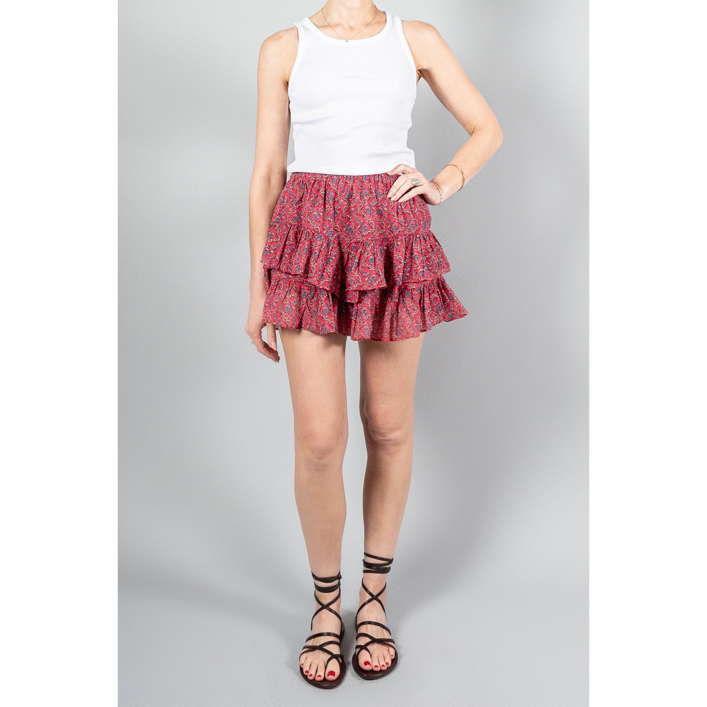 Isabel Marant Etoile "Jocadia" Shorts in Red, size 36 (fits size 2)