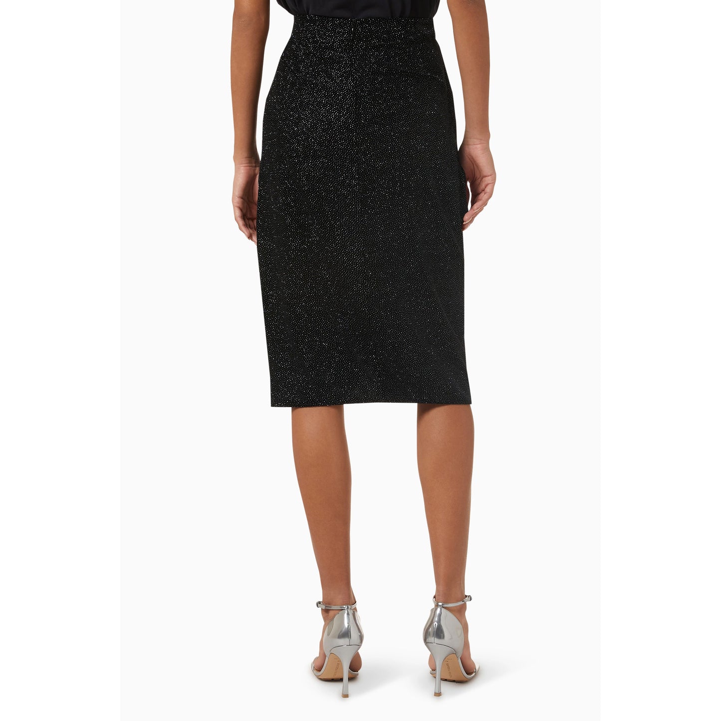 Isabel Marant Etoile "Alyssa" sparkly velvet skirt in Black, size 36 (fits like size 2)