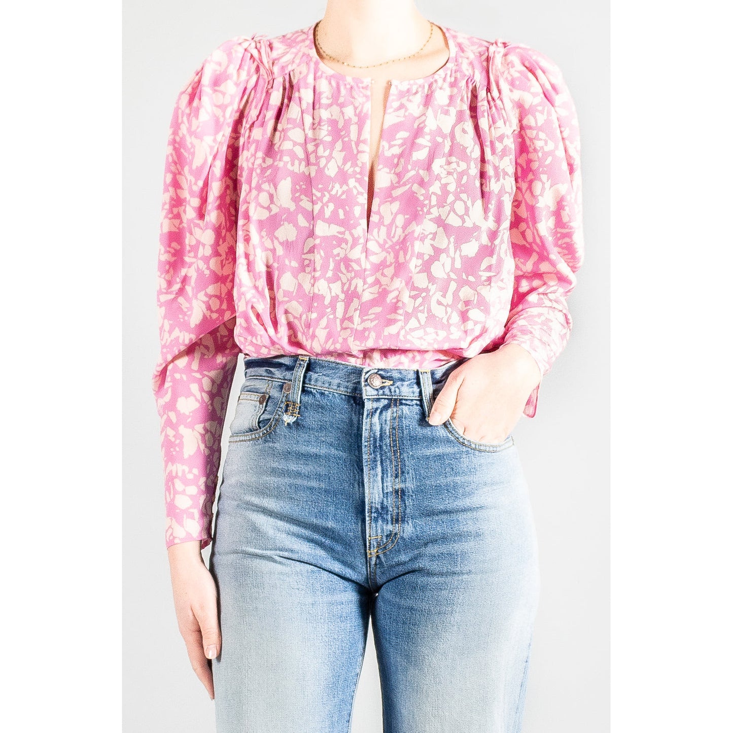 Isabel Marant "Zarga" Blouse in Pink, sie 36?? (fits size 2)