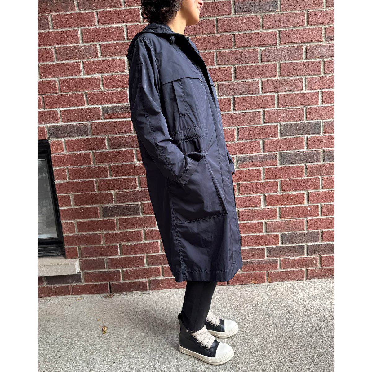 Joseph "Norton" Taffeta Nylon Jacket in Navy, size 40