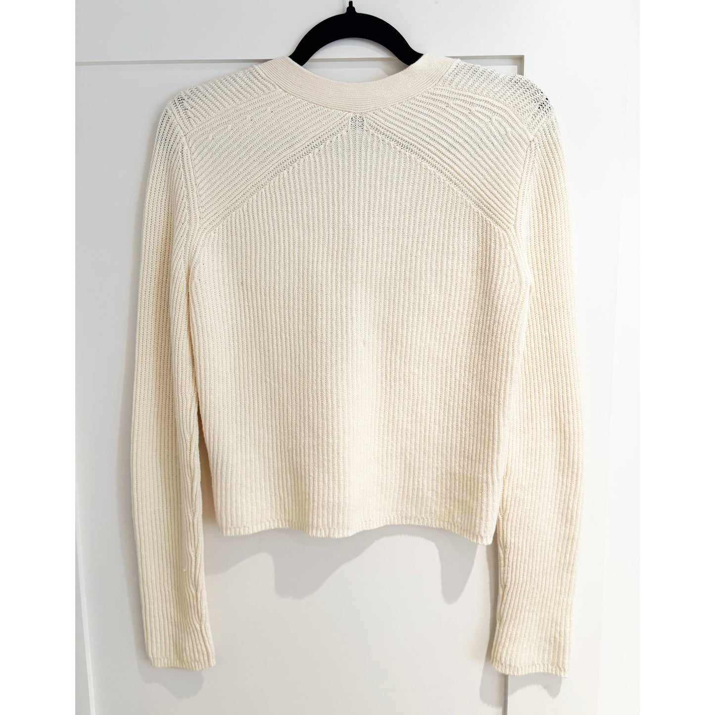 Joseph Linen Blend Cardigan in Ivory, size Small