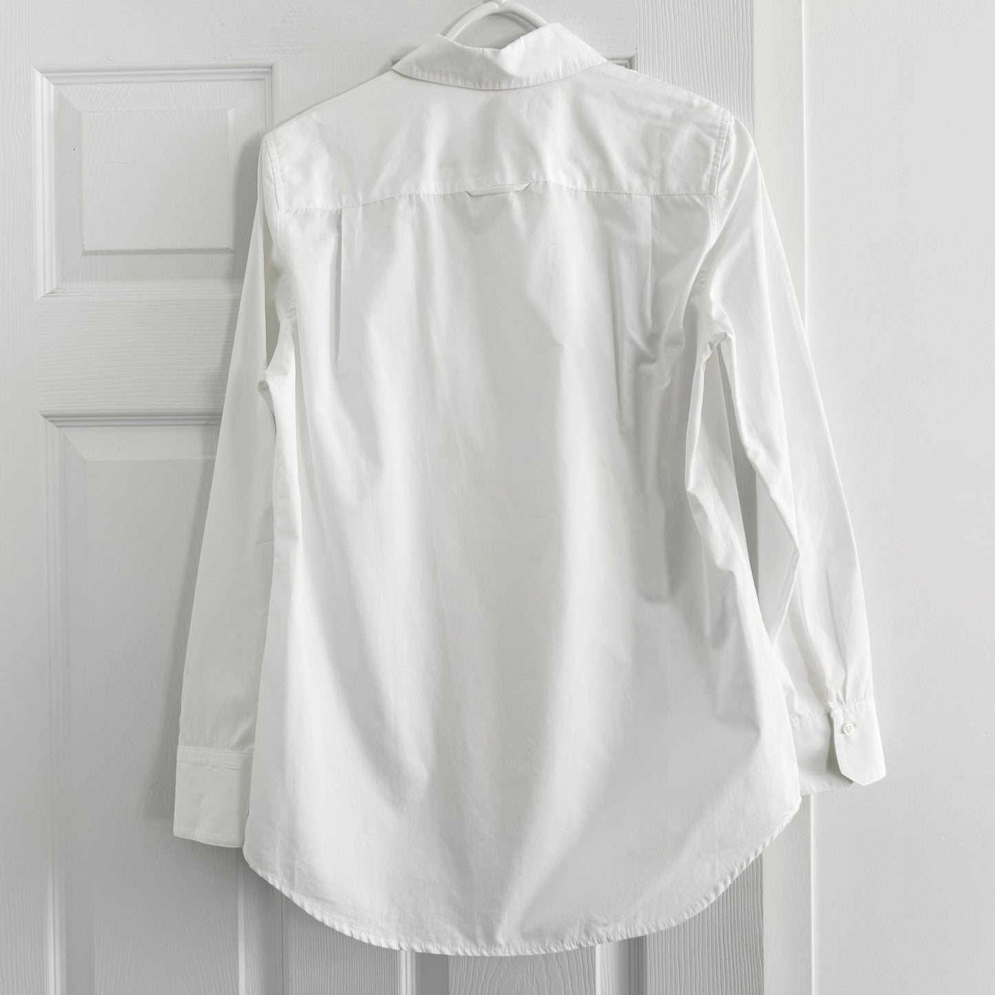 Judith & Charles White Poplin Shirt, size 6