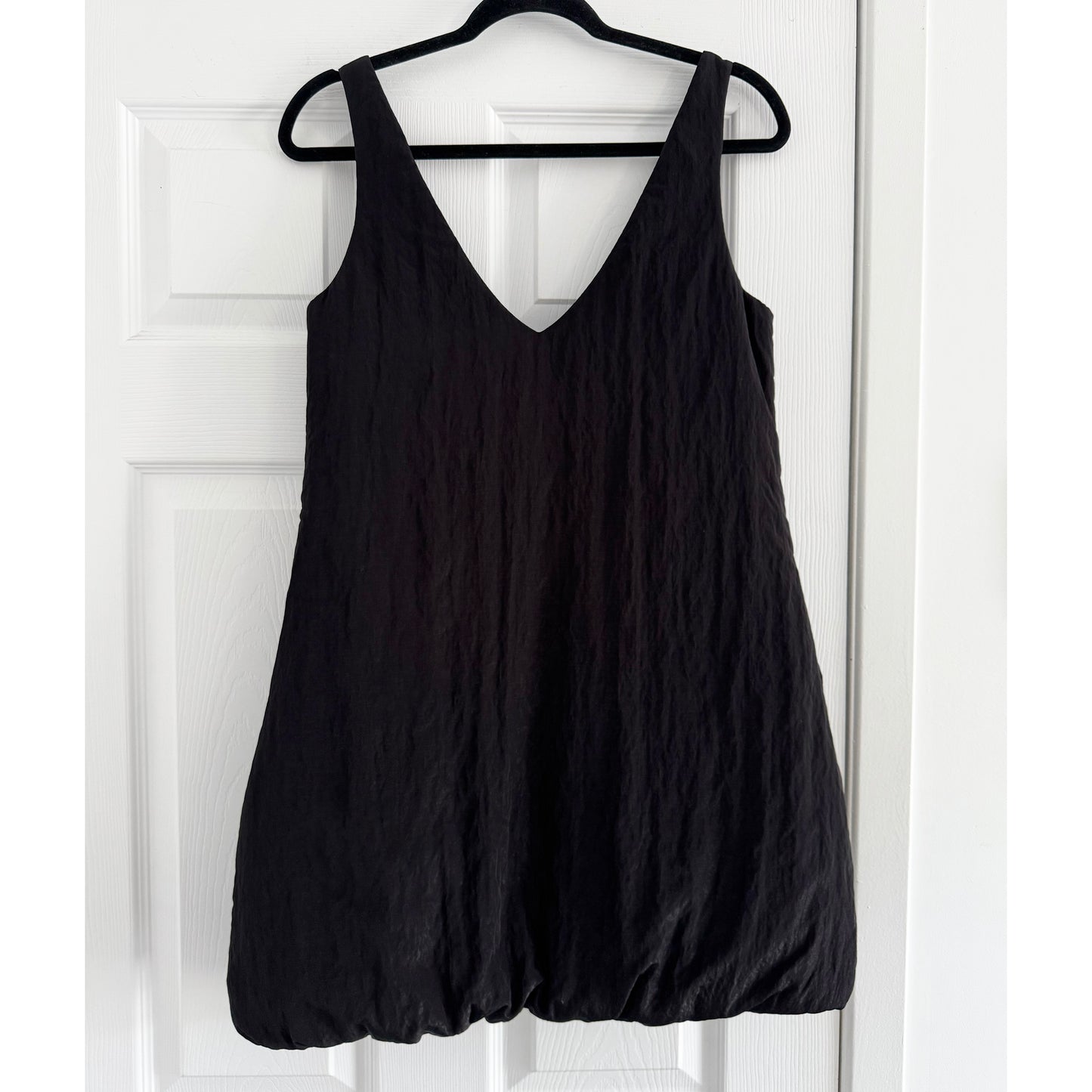 Khaite "Branna" Padded Dress in Black, size 2