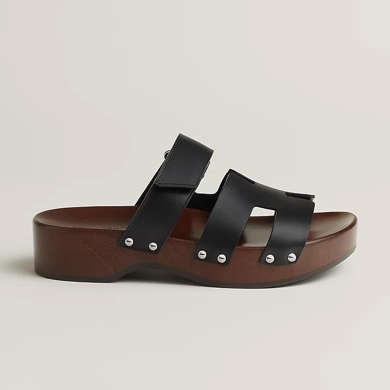Hermes "Kos" Clogs in Black, size 41