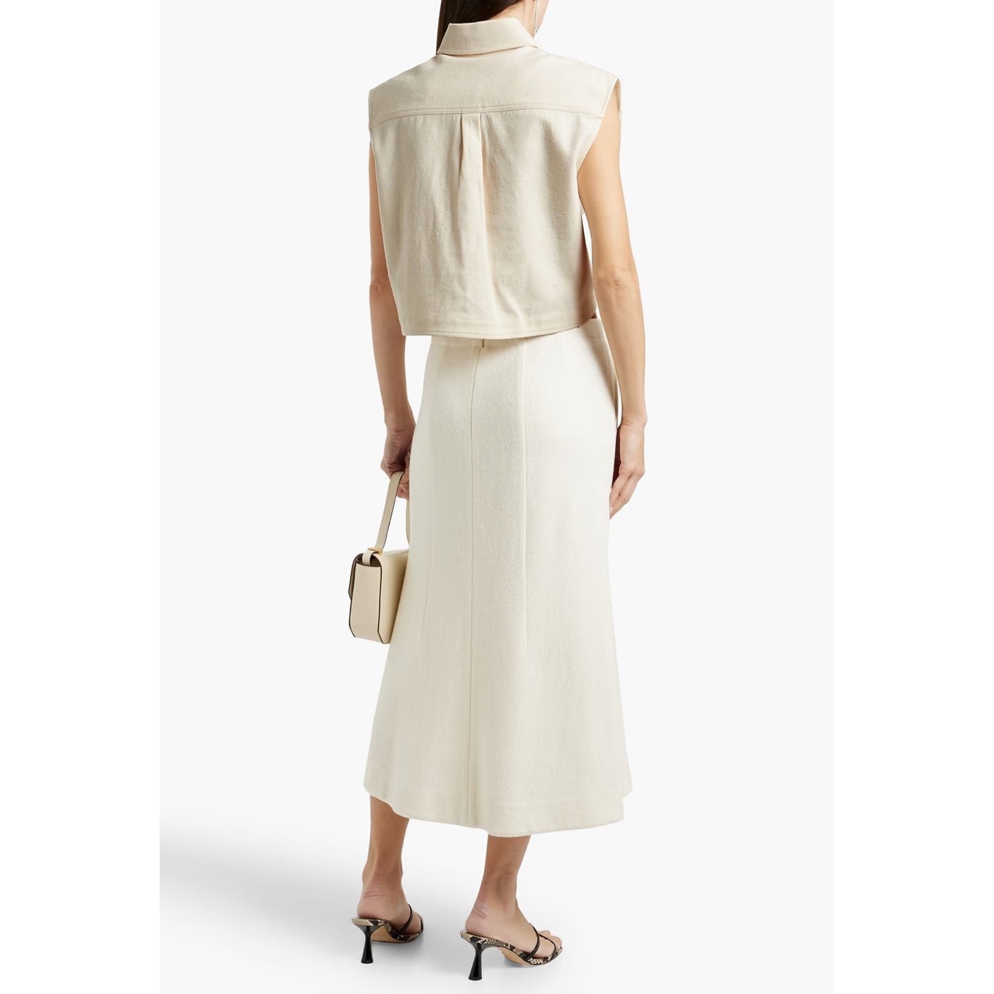 LouLou Studio "Adora" Top in Ivory, size Small