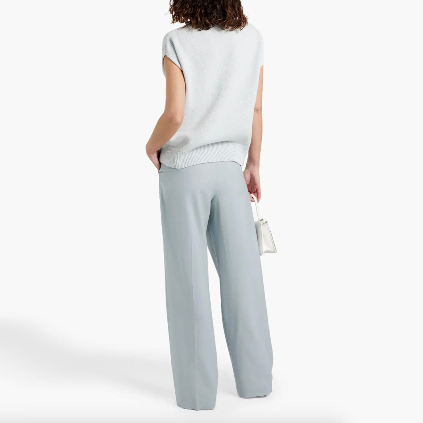 Loulou Studio "Sagar" Sweater in Sky Blue, size XS