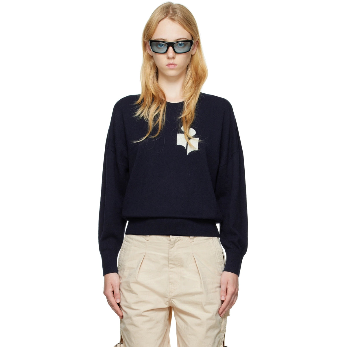 Isabel Marant Etoile "Marisans" Sweater in Dark Blue, size 40