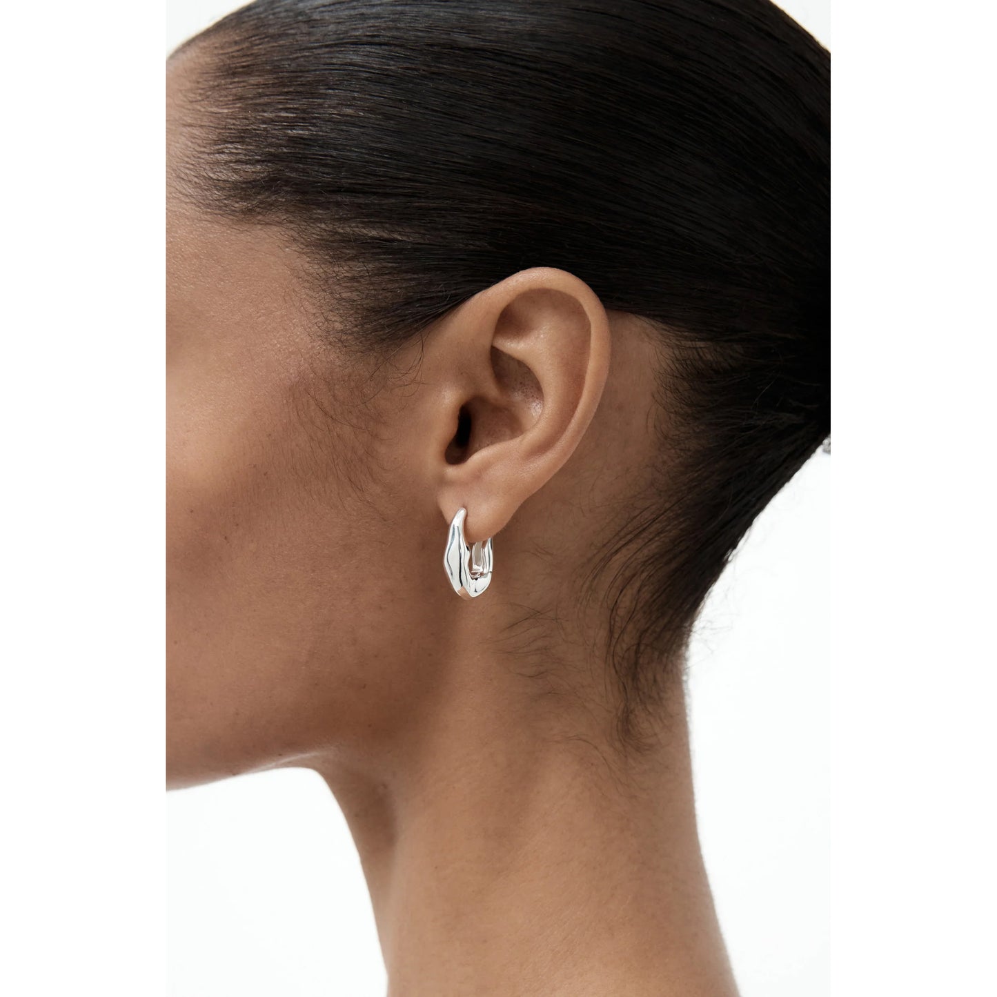 Nina Gordon "Marina" Earrings in Silver
