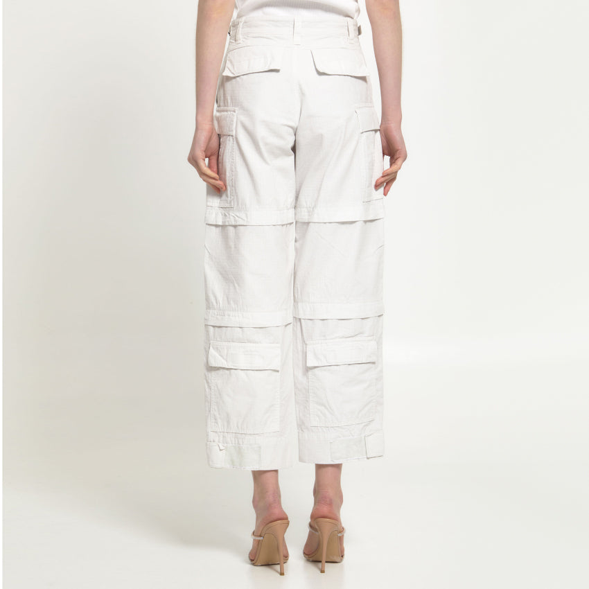 DarkPark "Julia" Cargo Pants in Off White, size 26