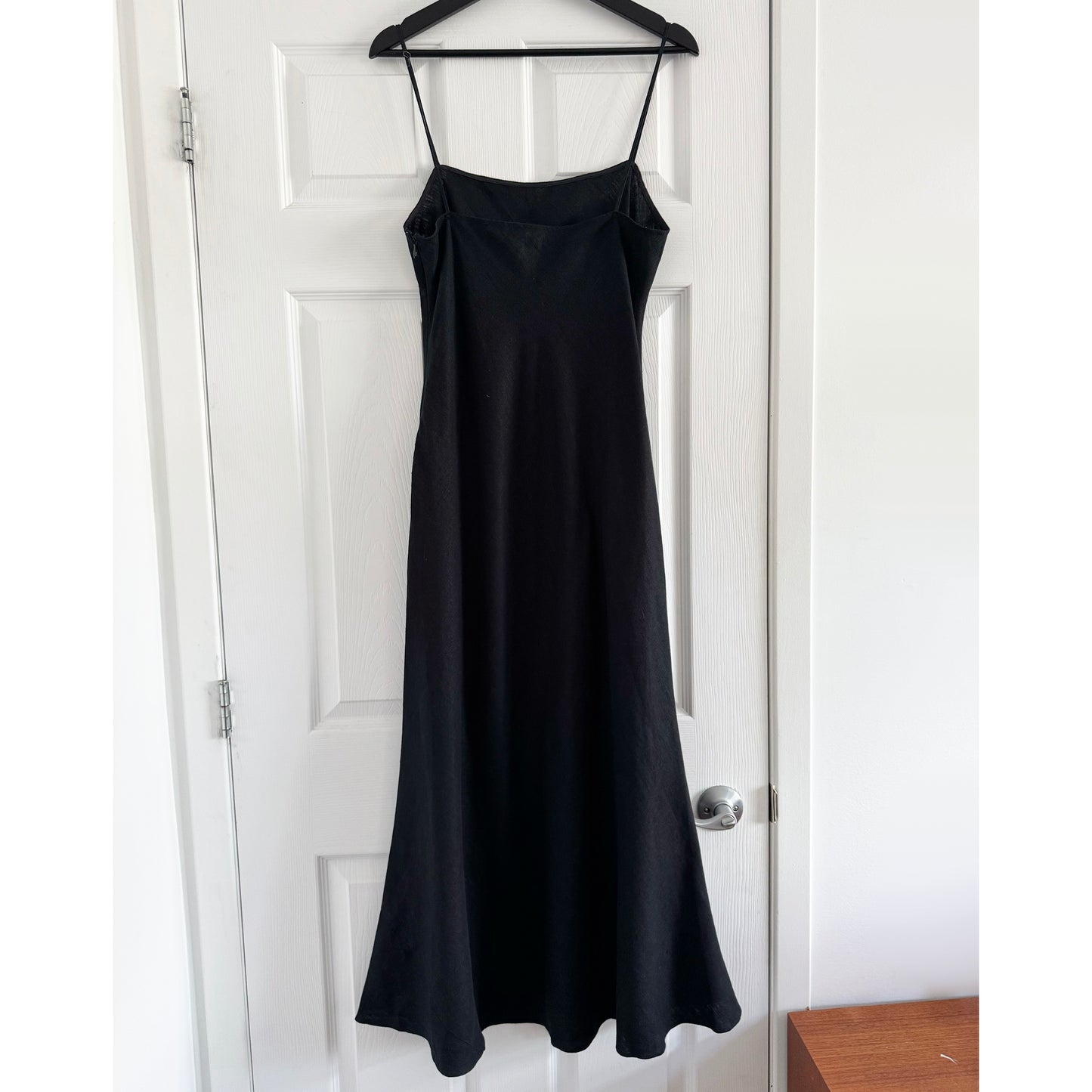 Polo Ralph Lauren Linen Tank Dress in Black, size Small