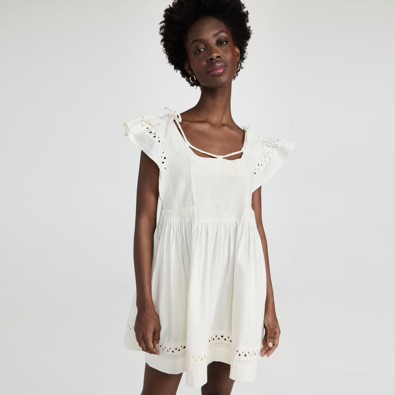 Sea New York "Willa" Dress in Ivory, size Medium ** AS IS **