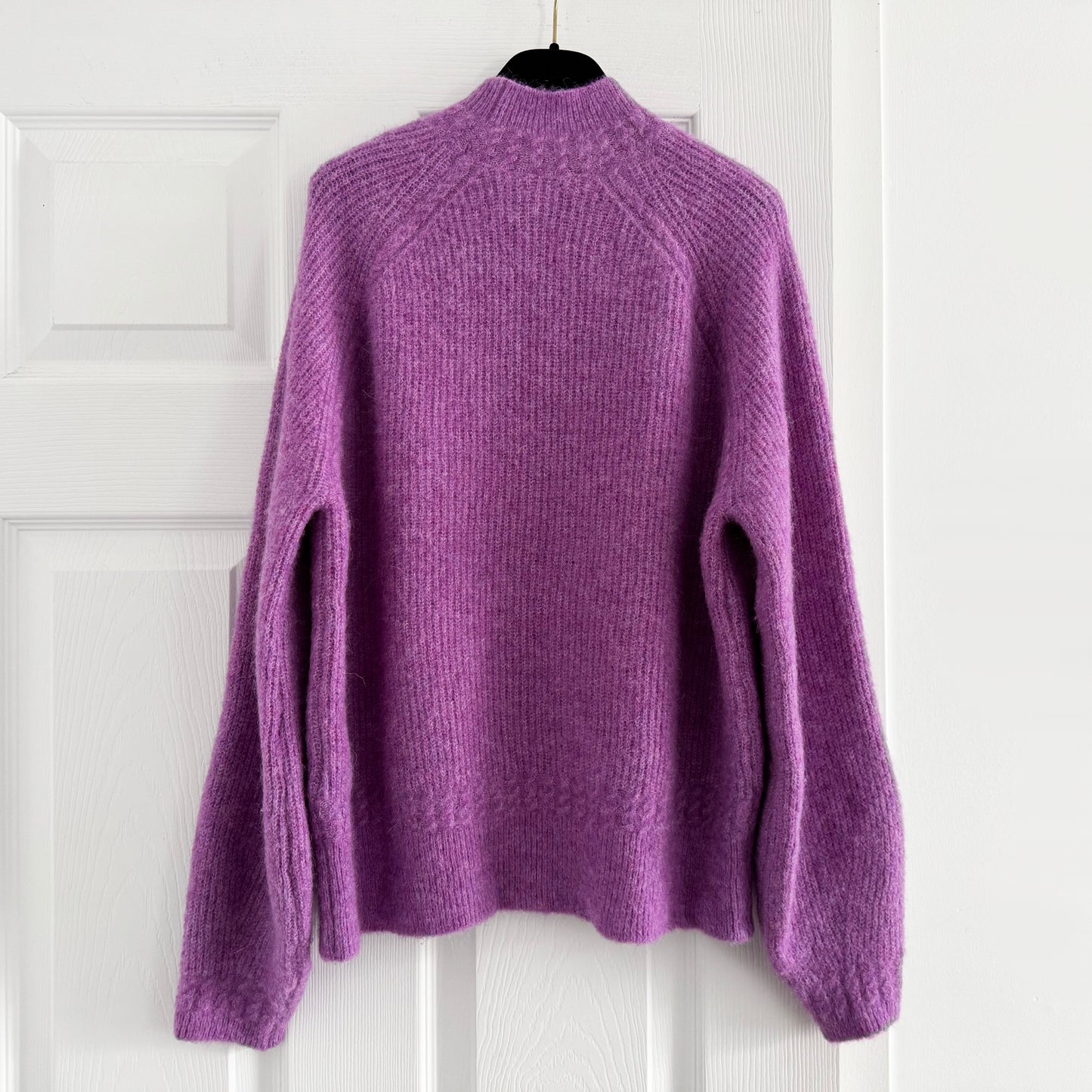 Sezane "Otis" Pullover in Purple, size XS