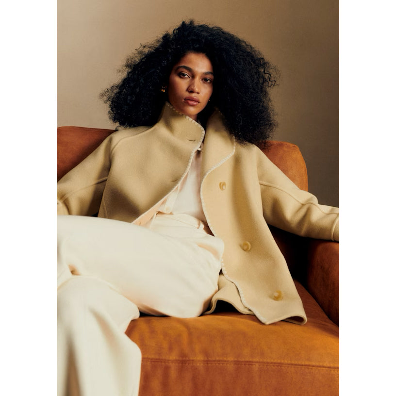 Sezane "Rafael" Jacket in Mustard, size 36