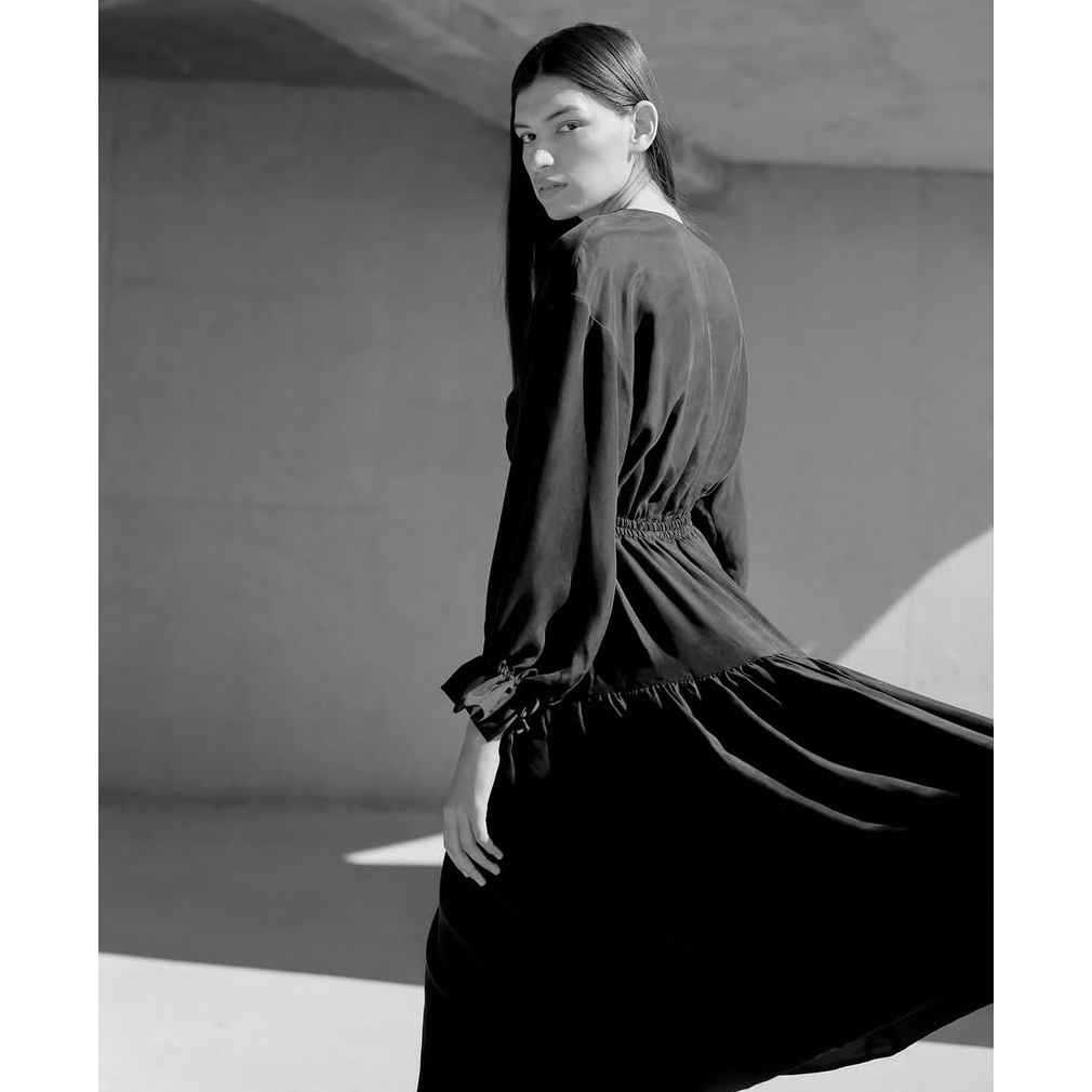 Shaina Mote "Almeria" Dress in Black, size XXL