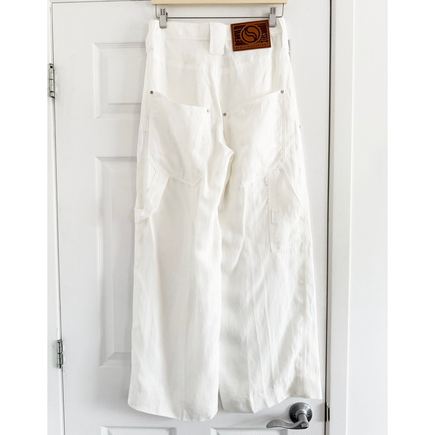 Stella McCartney High Waisted White Pants, size 40IT