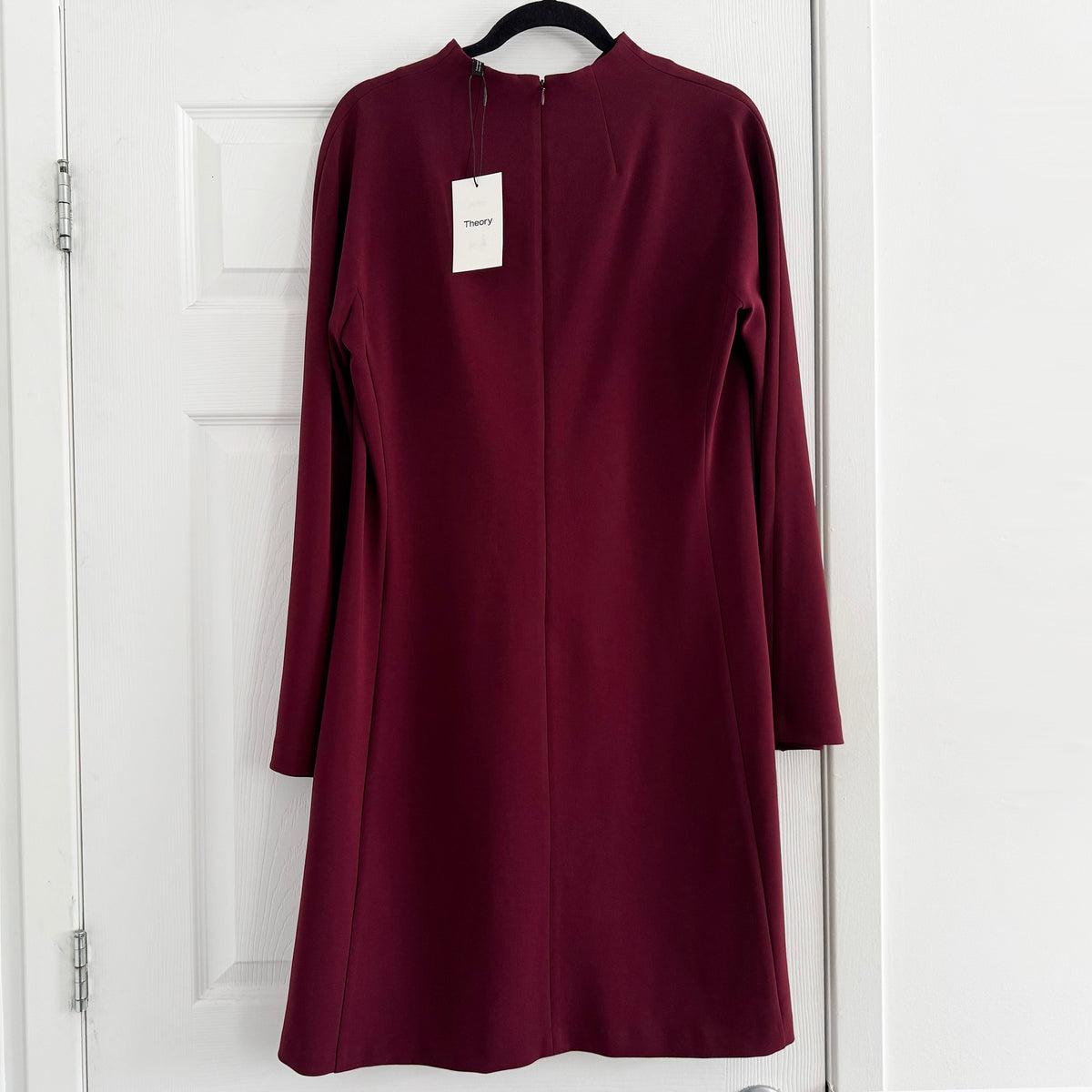 Theory "Dolman" Shift Dress in Burgundy, size 12
