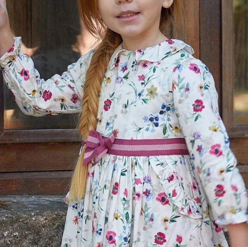 ** KIDS ** Tutto Piccolo Floral Print Dress, size 6 years