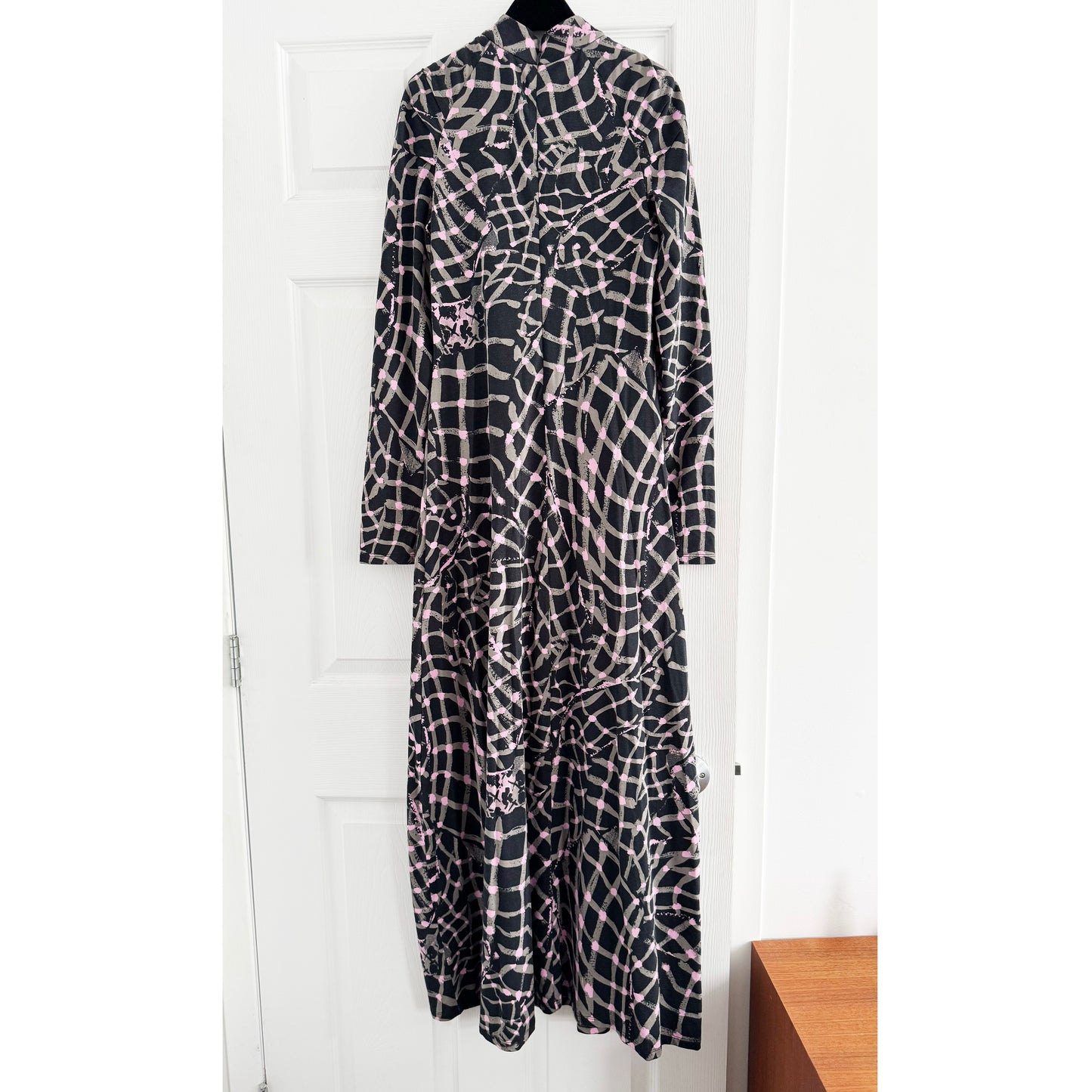 Untitled in Motion "Speculus" Jersey Dress in "Folds", size Medium