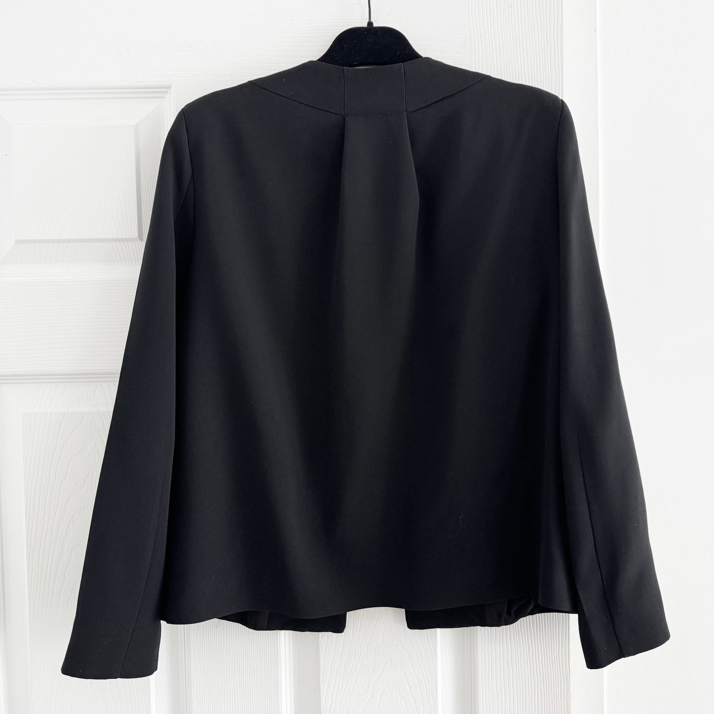 Vanessa Bruno Crepe Blazer in Black, size 40 (fits about size 8)
