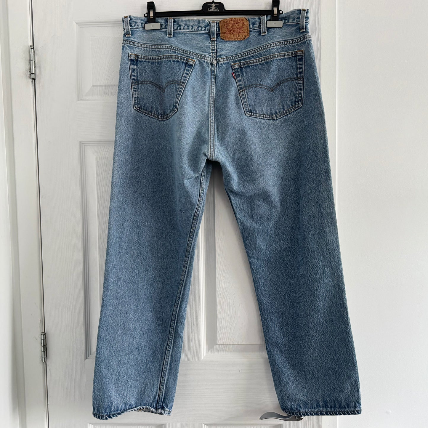 Vintage Levi's 501 Made in the USA, size 42 x 32 (fits like a modern womens's 34 in jeans)