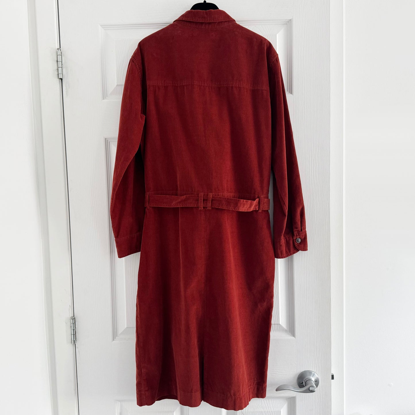 Xirena "Cameron" Corduroy Dress in Rust, size Medium