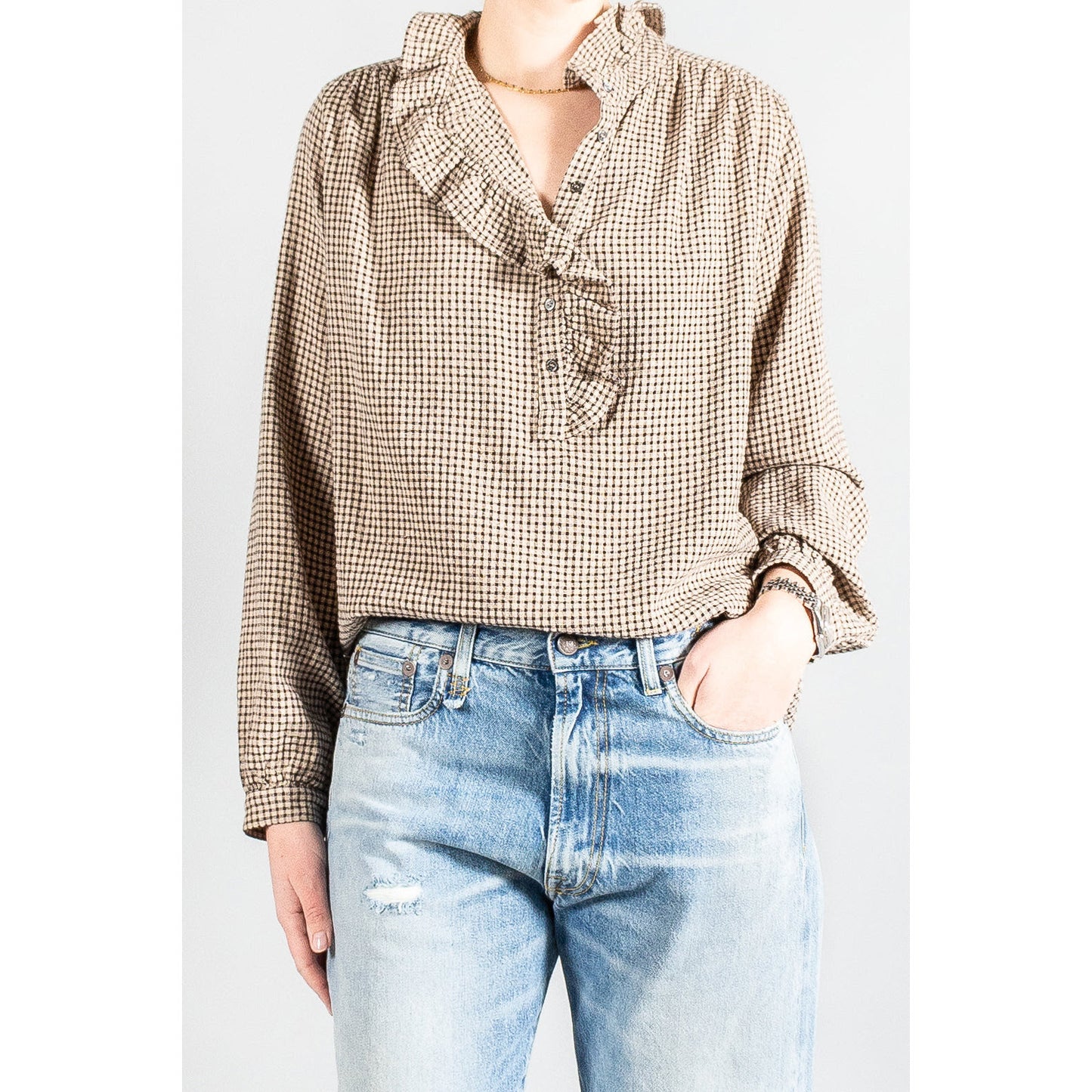 Xirena "Caspian" Top in Toffee, size Medium