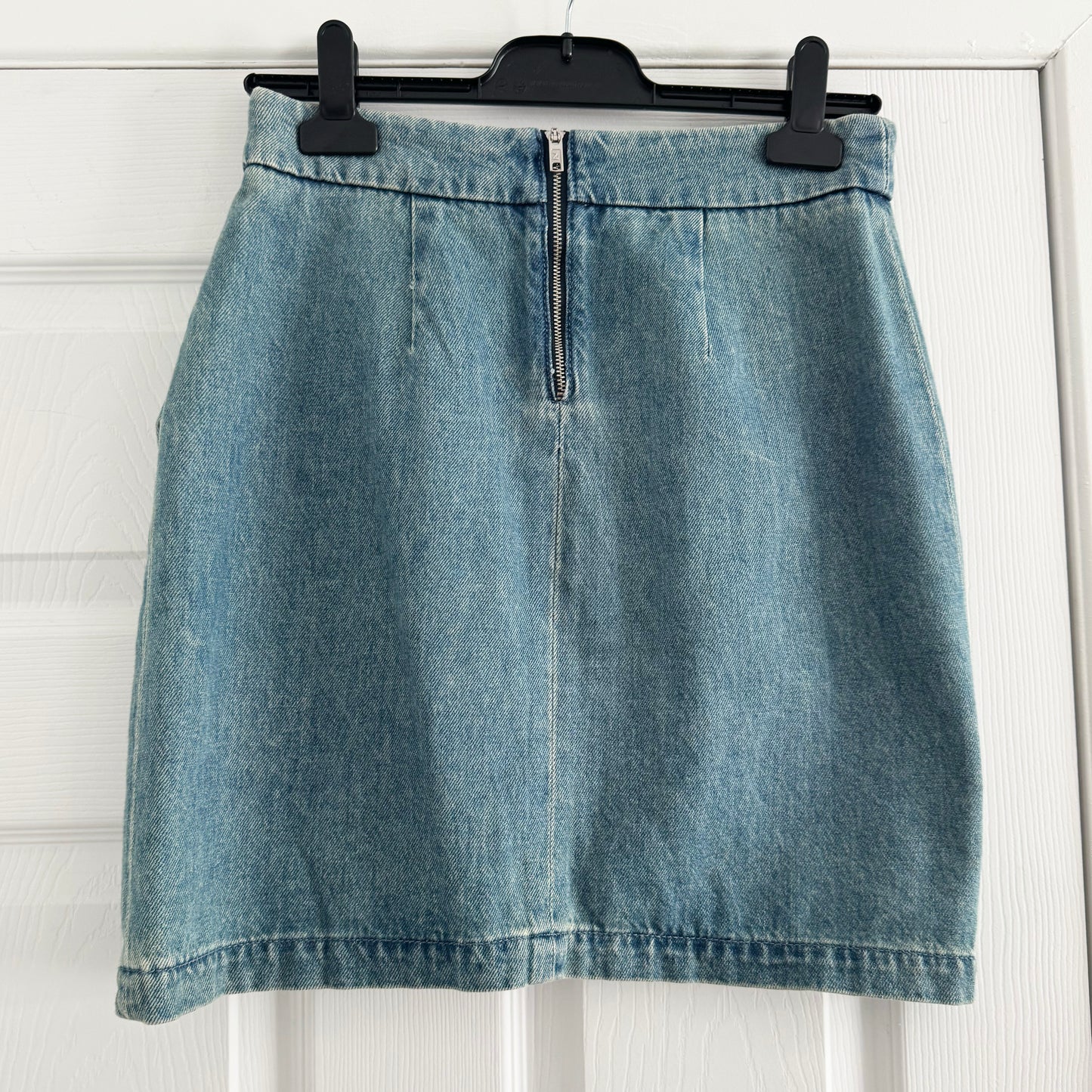 Zadig & Voltaire "Julipe" Wrap Front Denim Skirt, size 38 (fits size 4)
