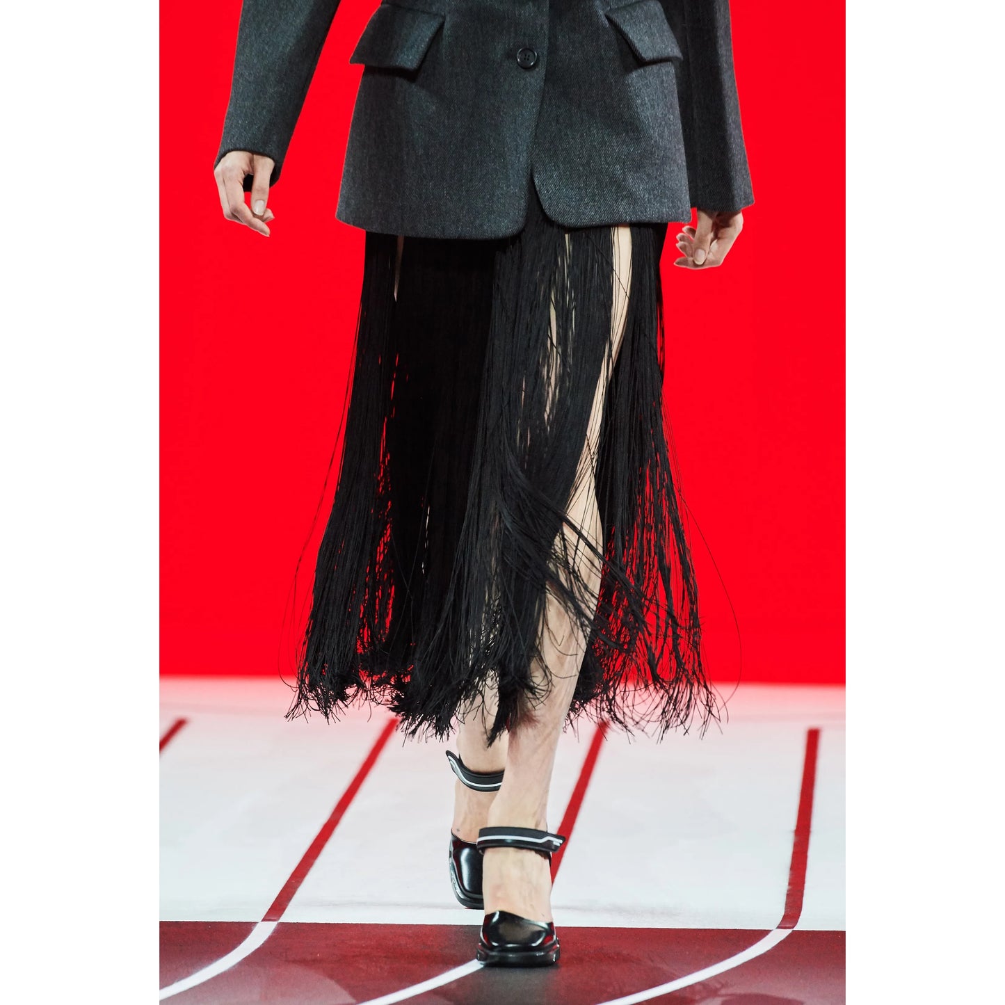 Prada Mary Jane Pumps with Flared Heel, size 40