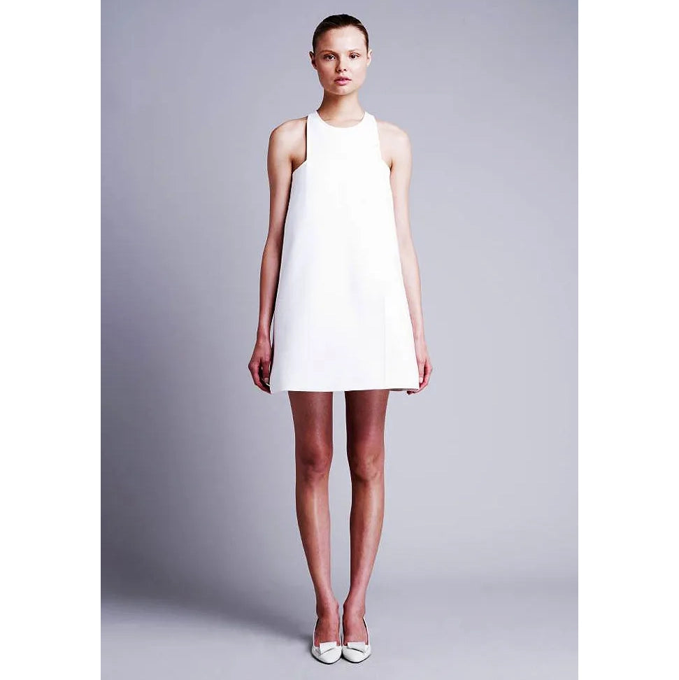 Stella McCartney White Racerback Shift Dress, size 42 (fits like size 4/6)