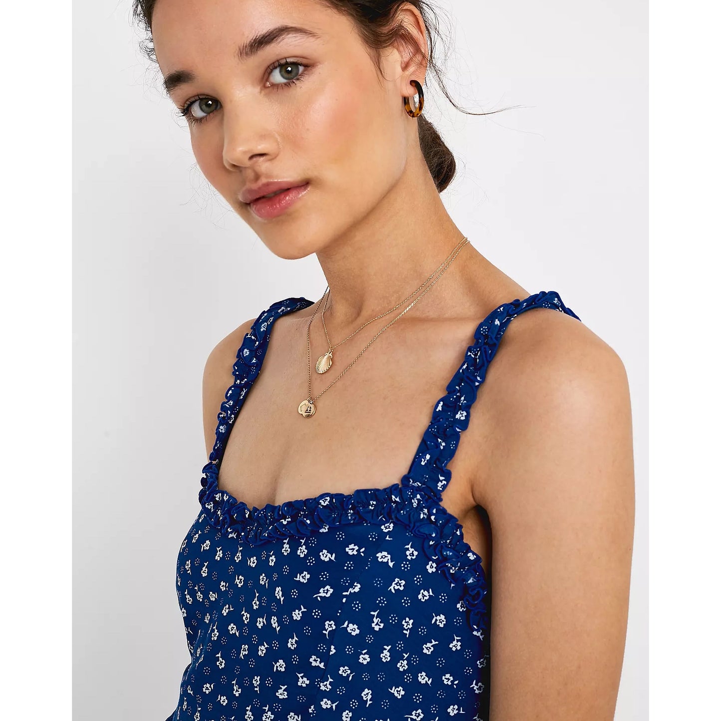 Faithfull The Brand "Noemie" Dress in Blue, size Small