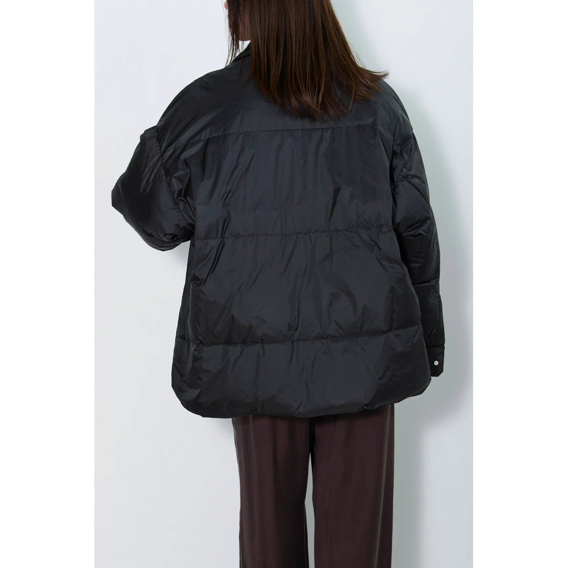 Upper Hights "Geneve" Reversible Puffer Jacket in Black, size "0" (XS)