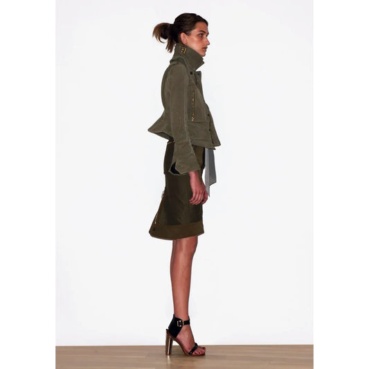 Celine Cropped Military Jacket, size 40IT (fits like US 2)