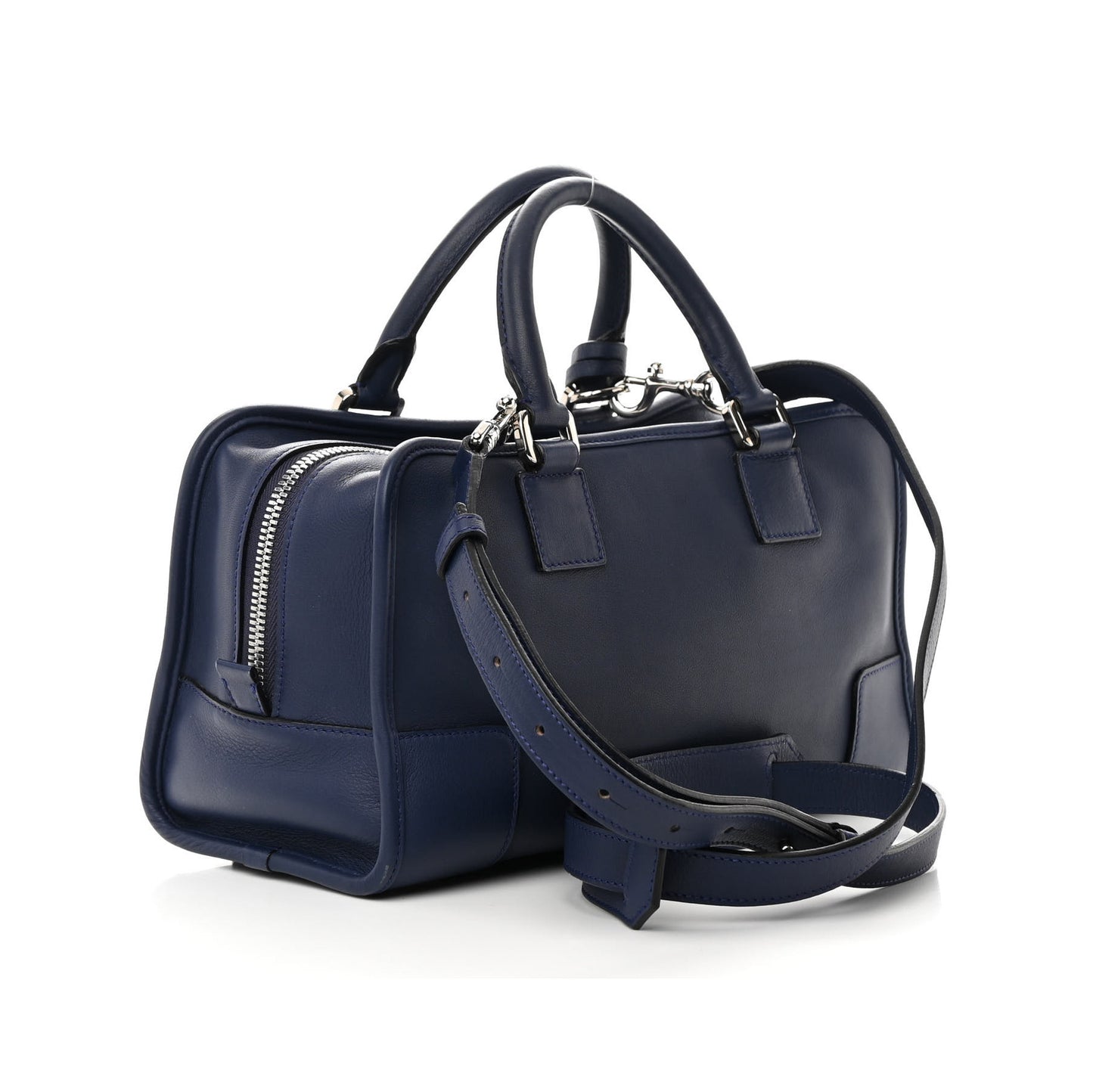 Loewe Amazona 28 Bag in Navy Nappa Calfskin