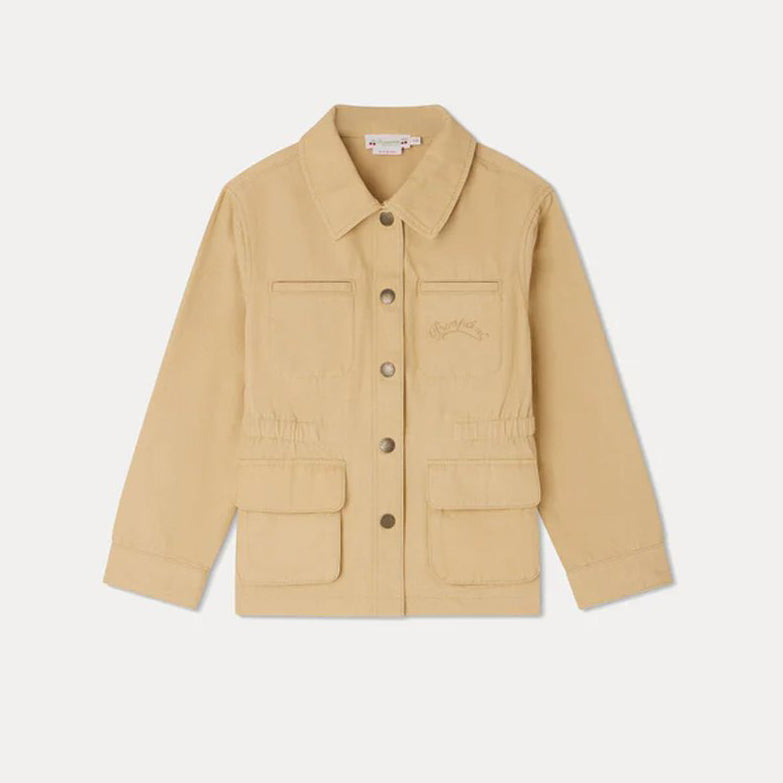 ** KIDS ** Bonpoint Canvas Jacket in Khaki, size 12 years