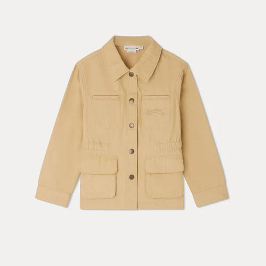 ** KIDS ** Bonpoint Canvas Jacket in Khaki, size 12 years