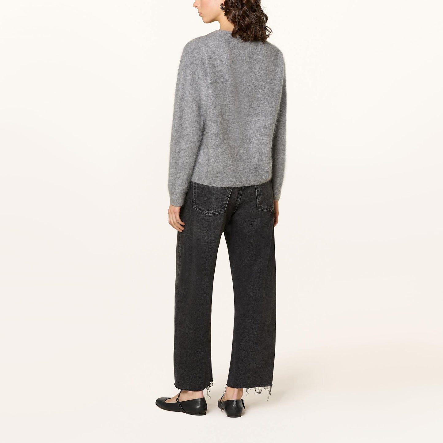 Citizens "Ayla" Cropped Jeans in "Bronson" Washed Black, size 29