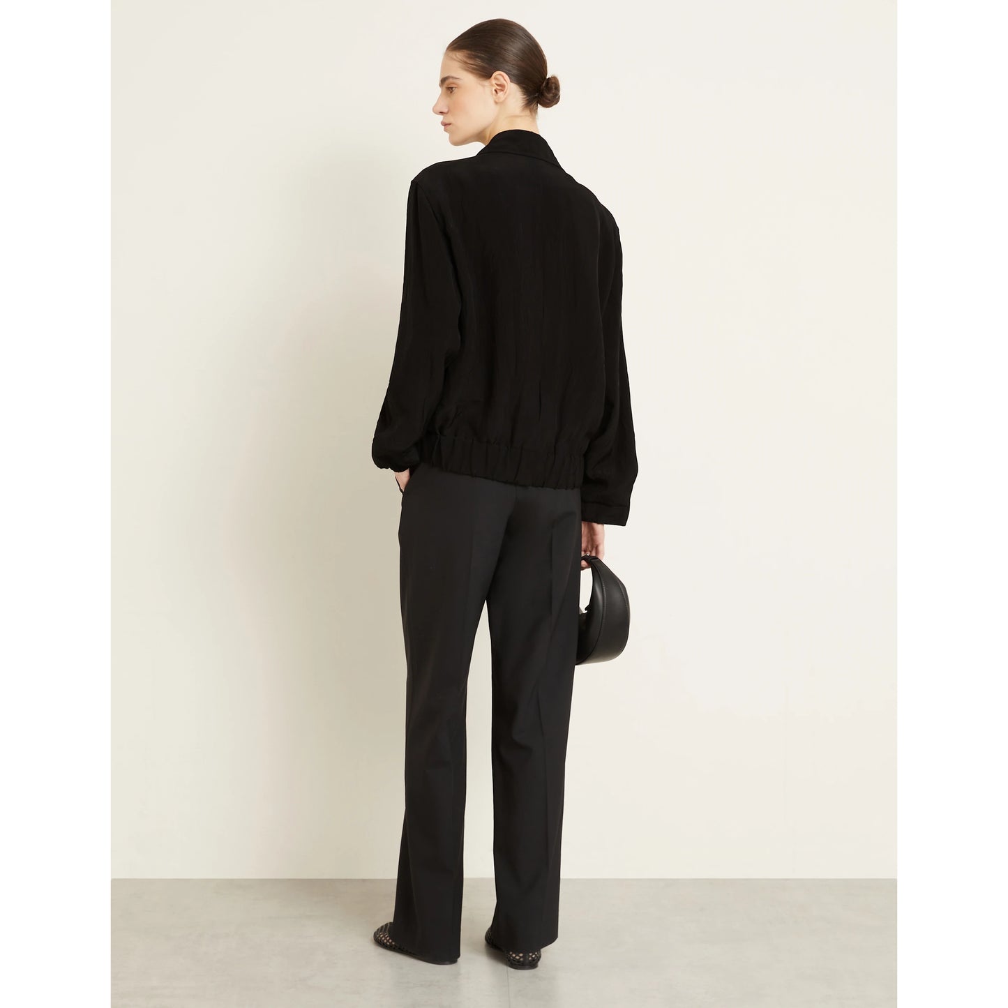 Gauchere Bomber Jacket in Black, size 42