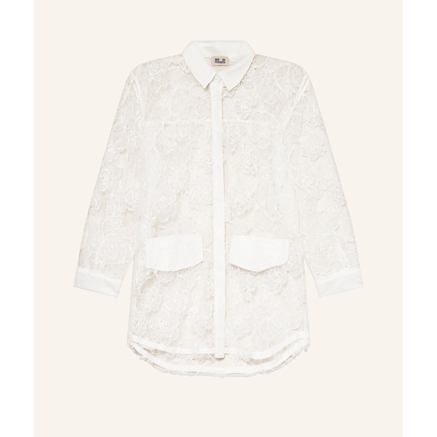 BAUM UND PFERDGARTEN "Annica" Lace Blouse in White, size 36