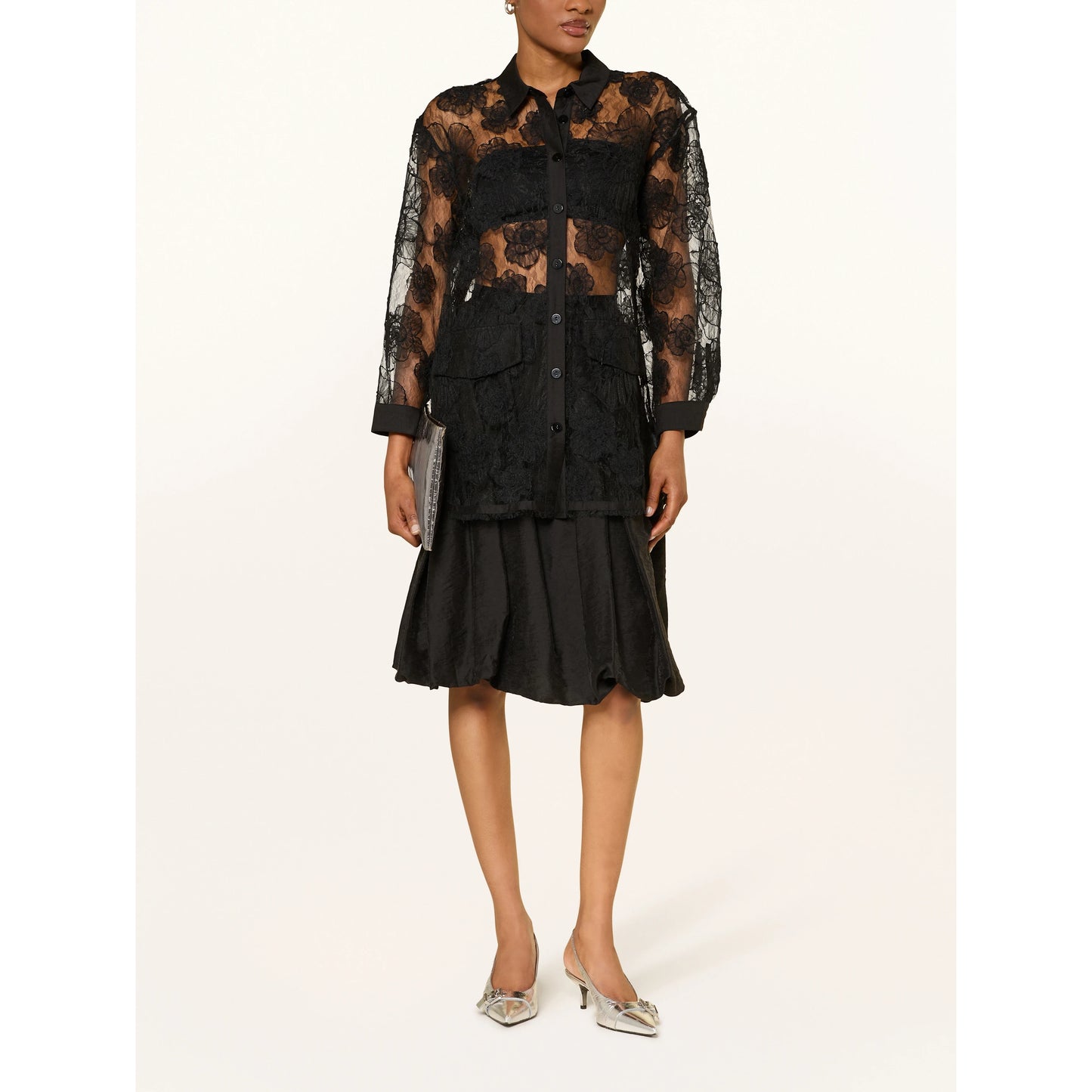 Baum und Pferdgarten "Annica" Lace Blouse in Black, size 36