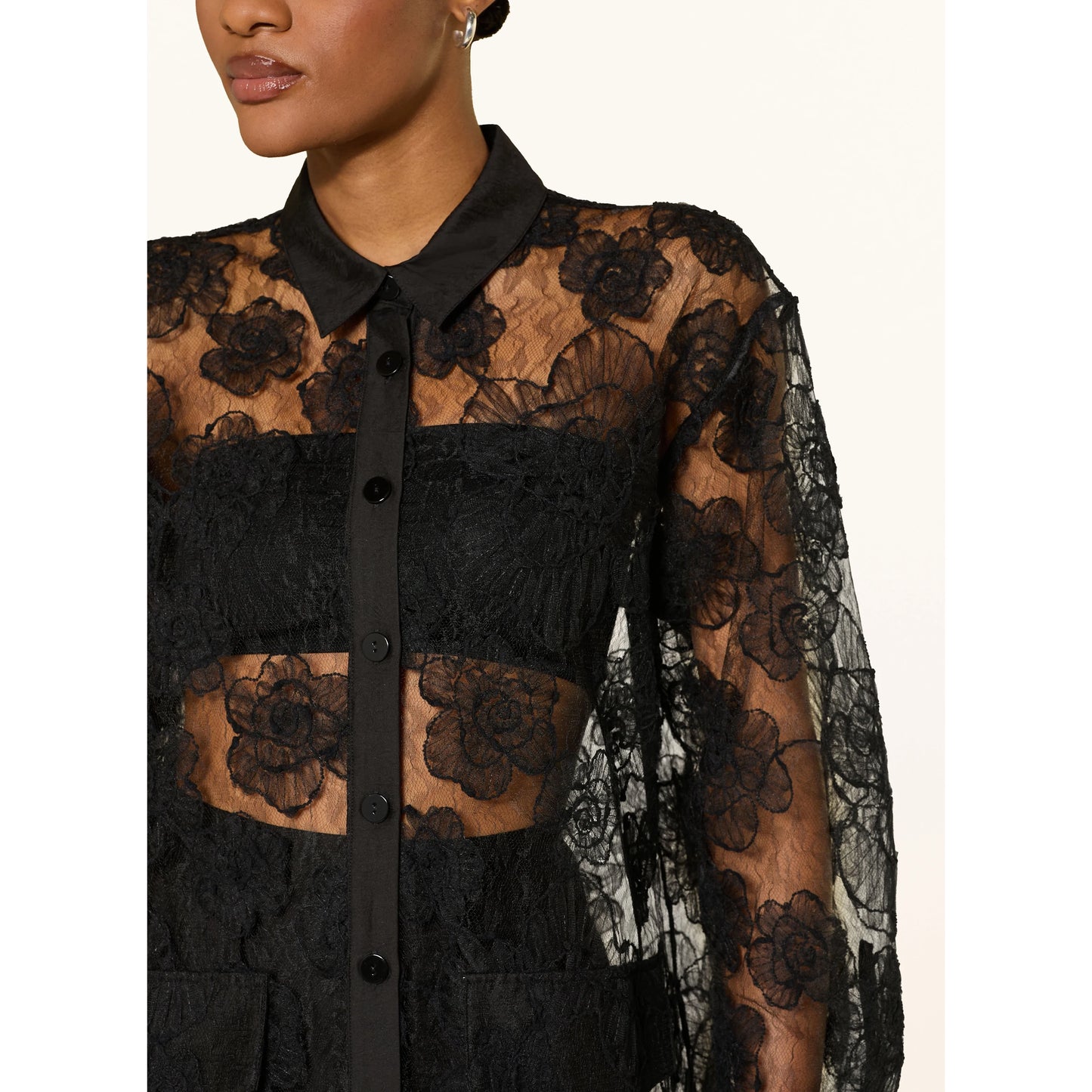 Baum und Pferdgarten "Annica" Lace Blouse in Black, size 36