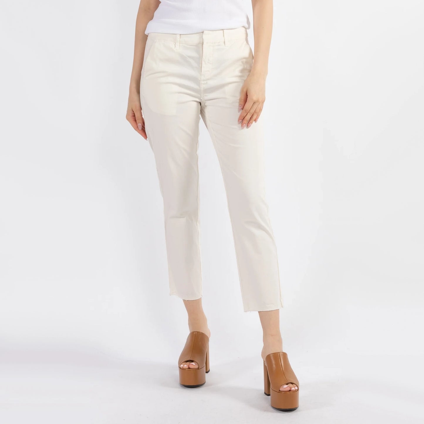Nili Lotan "Montauk" Pant in Eggshell, size 6