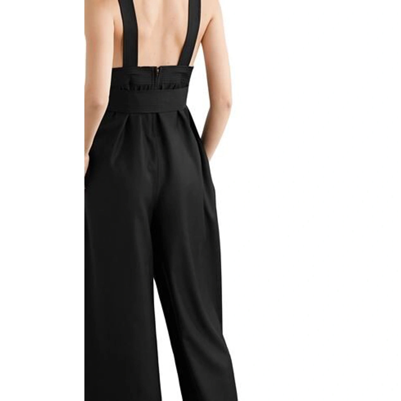 Apiece Apart "Tula" Black Wool Jumpsuit, size 6