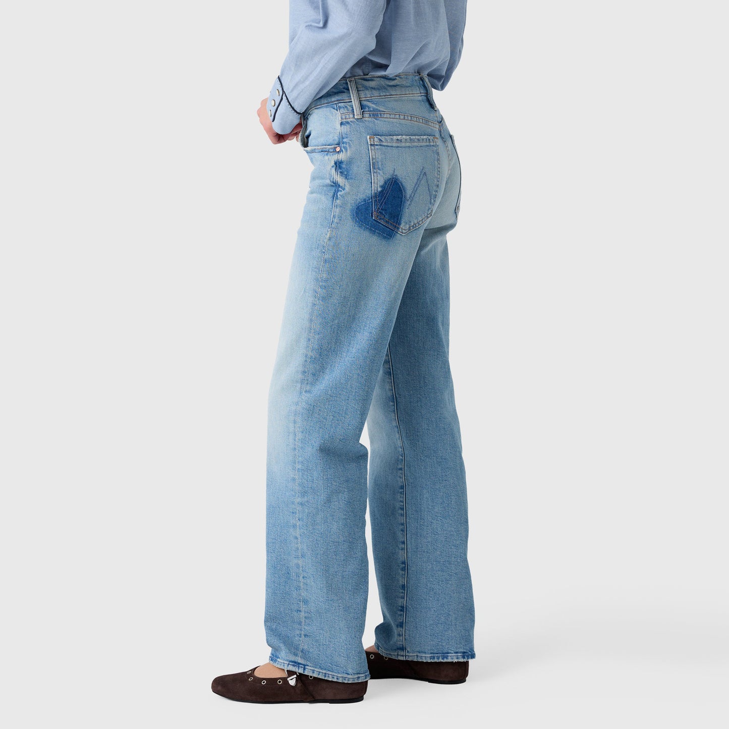 Mother "Mid-Rise Rambler Zip Skimp" Jean in "I Confess", size 27