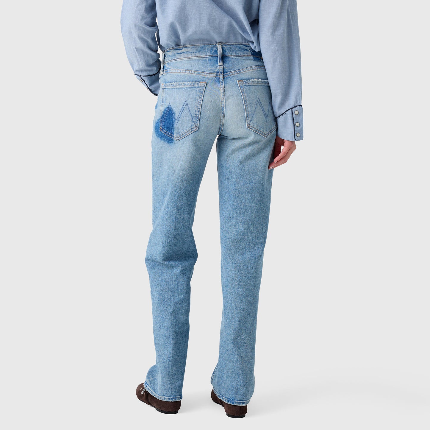 Mother "Mid-Rise Rambler Zip Skimp" Jean in "I Confess", size 27