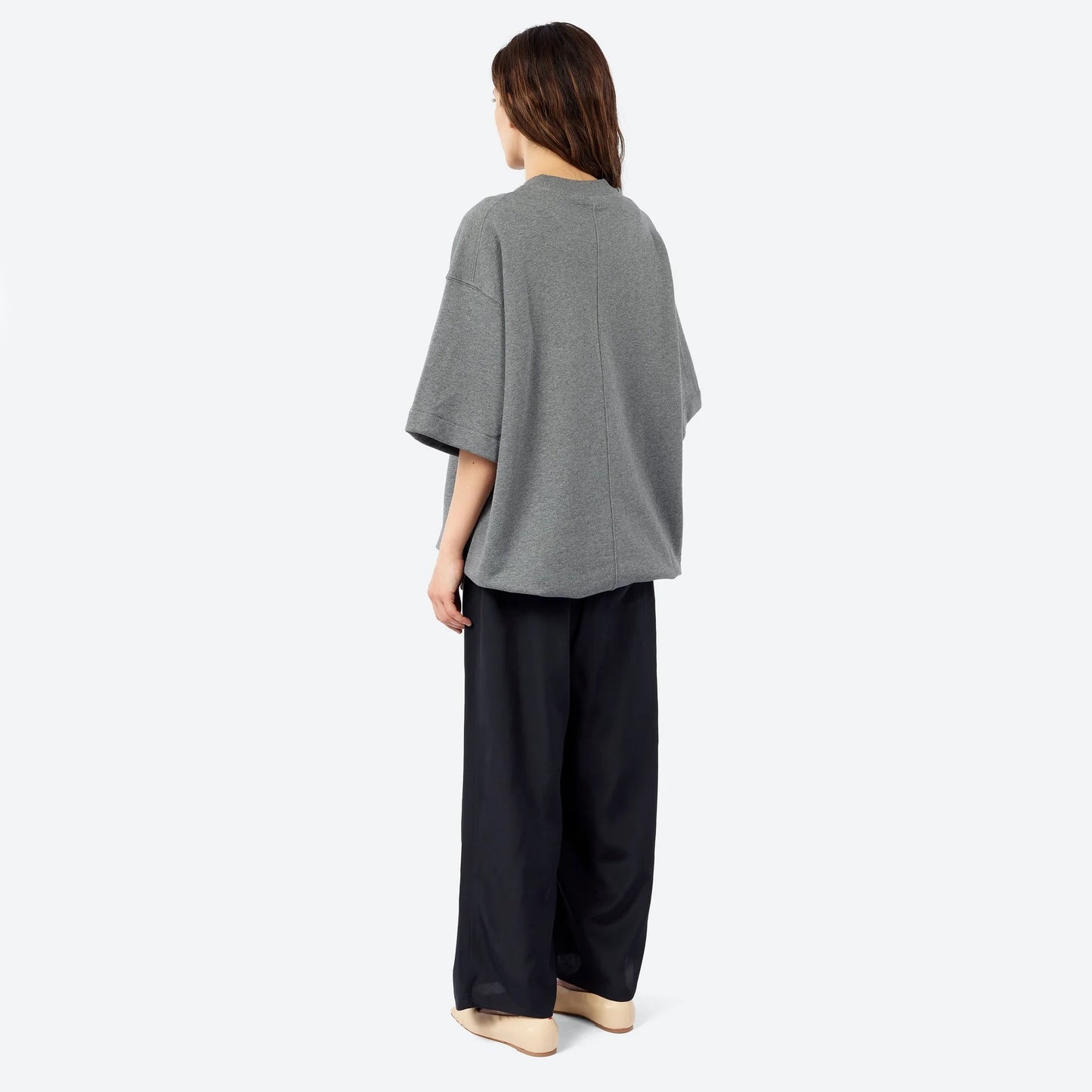 Sofie D'Hoore "Thrive" Tunic in Heather Grey, size 34 (XS but super oversize).