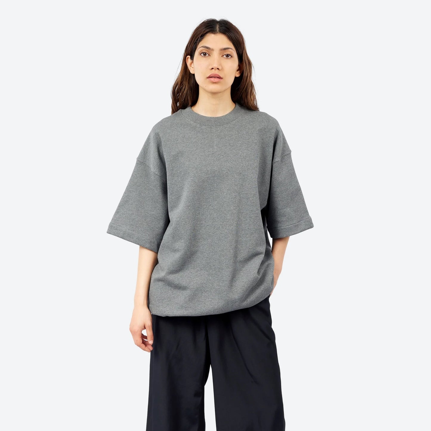 Sofie D'Hoore "Thrive" Tunic in Heather Grey, size 34 (XS but super oversize).