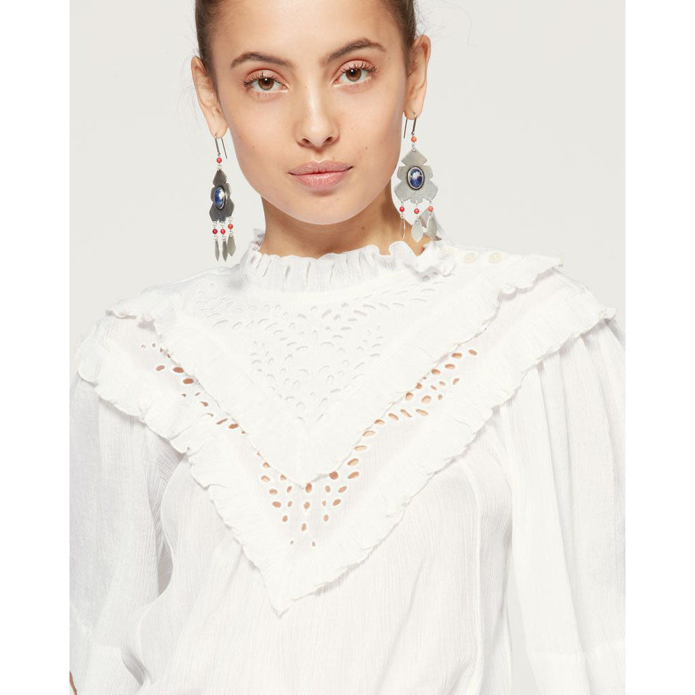 Isabel Marant Etoile "Idoa" Top in White, size 36