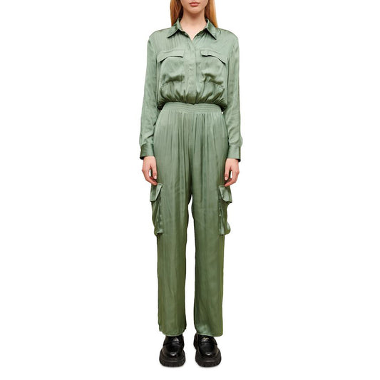 Maje green silk jumpsuit, brand new with tags, size 36, bought in Apr 2023, never worn. Was $510