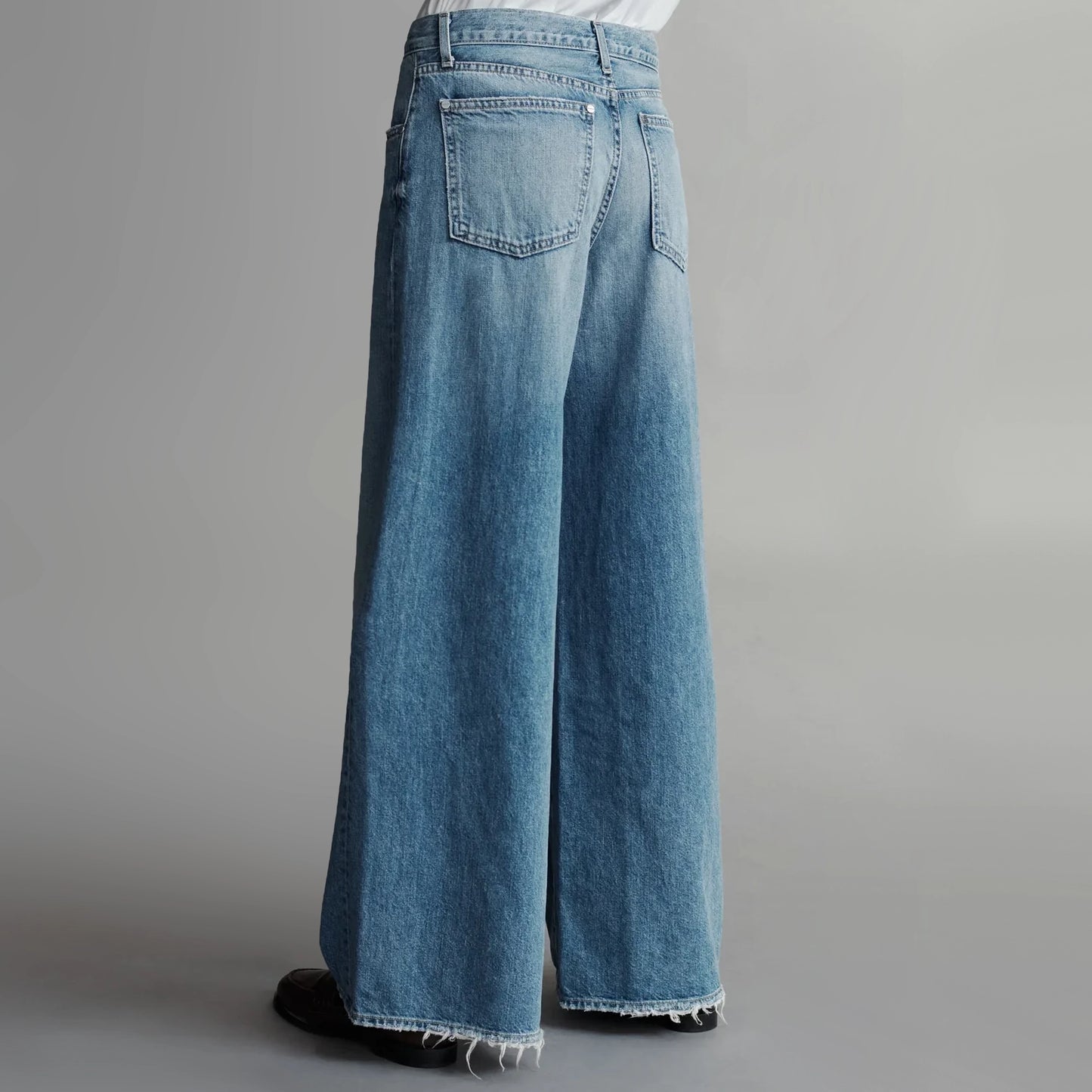 TWP "Tiny Dancer" Wide Leg Jeans in "Vintage Wash", size 27